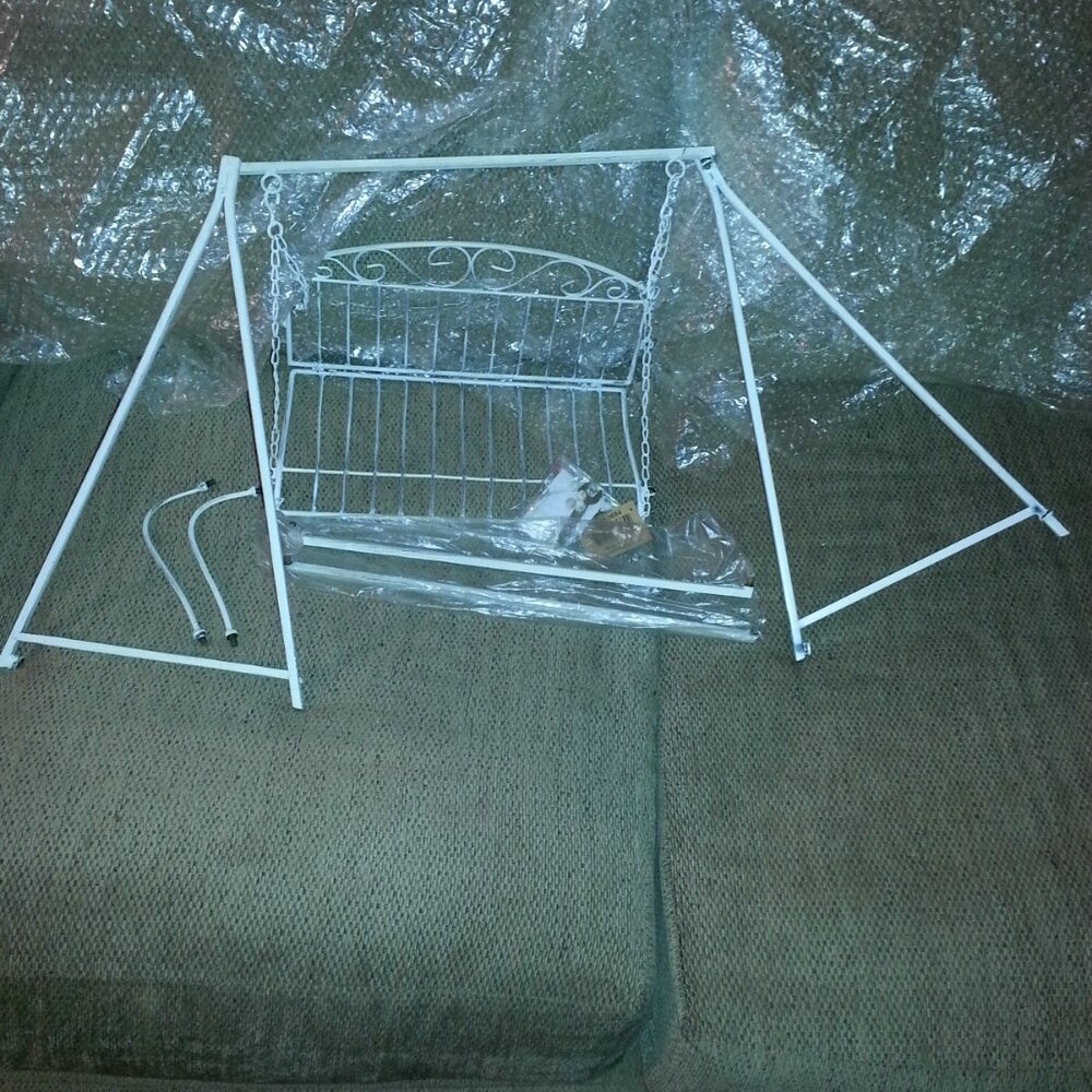 VTG Metal Doll Swing By HANNA'S Handiwork Collection gift to children/Home Decor - Picture 4 of 13